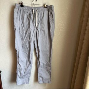 Vuori Silver Gray Straight Leg Relaxed Fit Pants